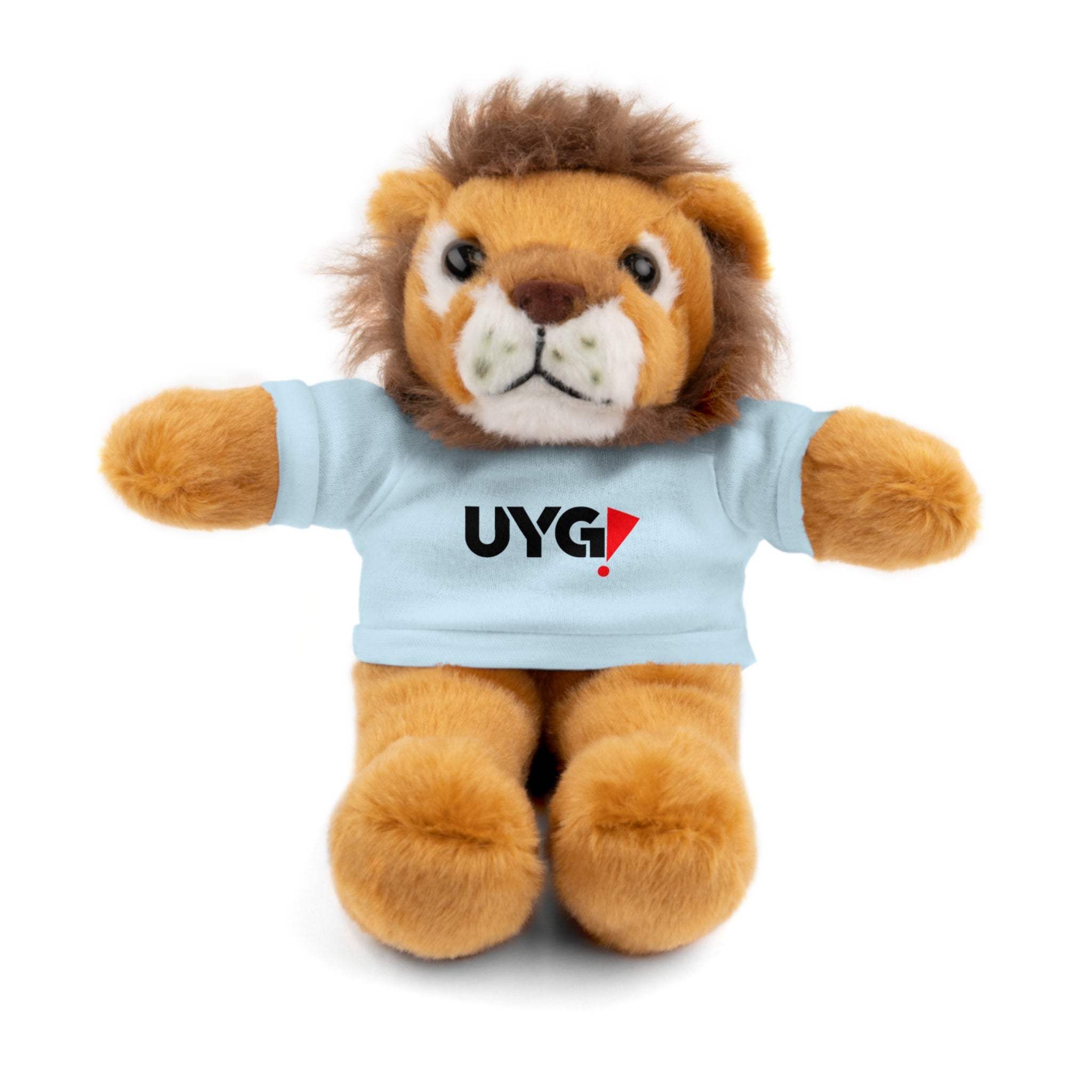 Plush Bear with 'UYG!' Tee - Soft Cuddly Stuffed Animal Gift