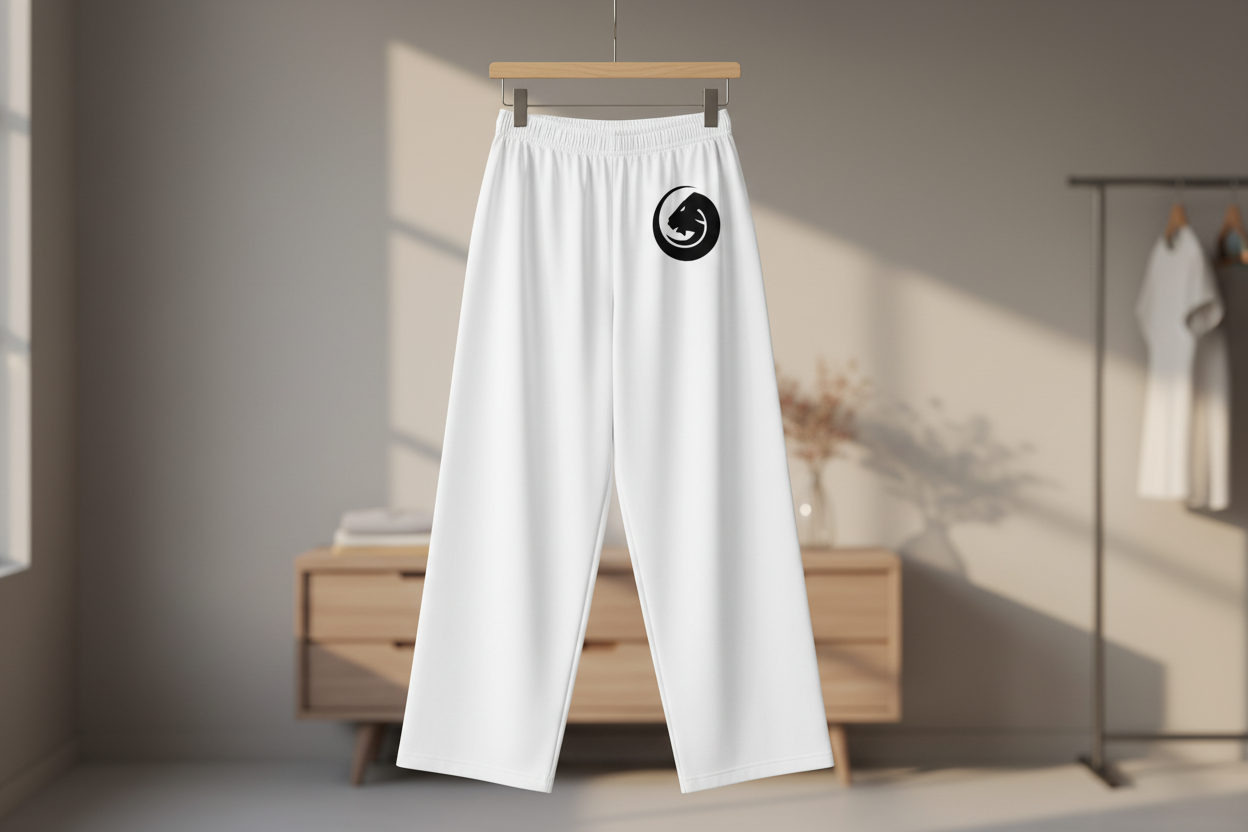 All-over print unisex wide-leg pants