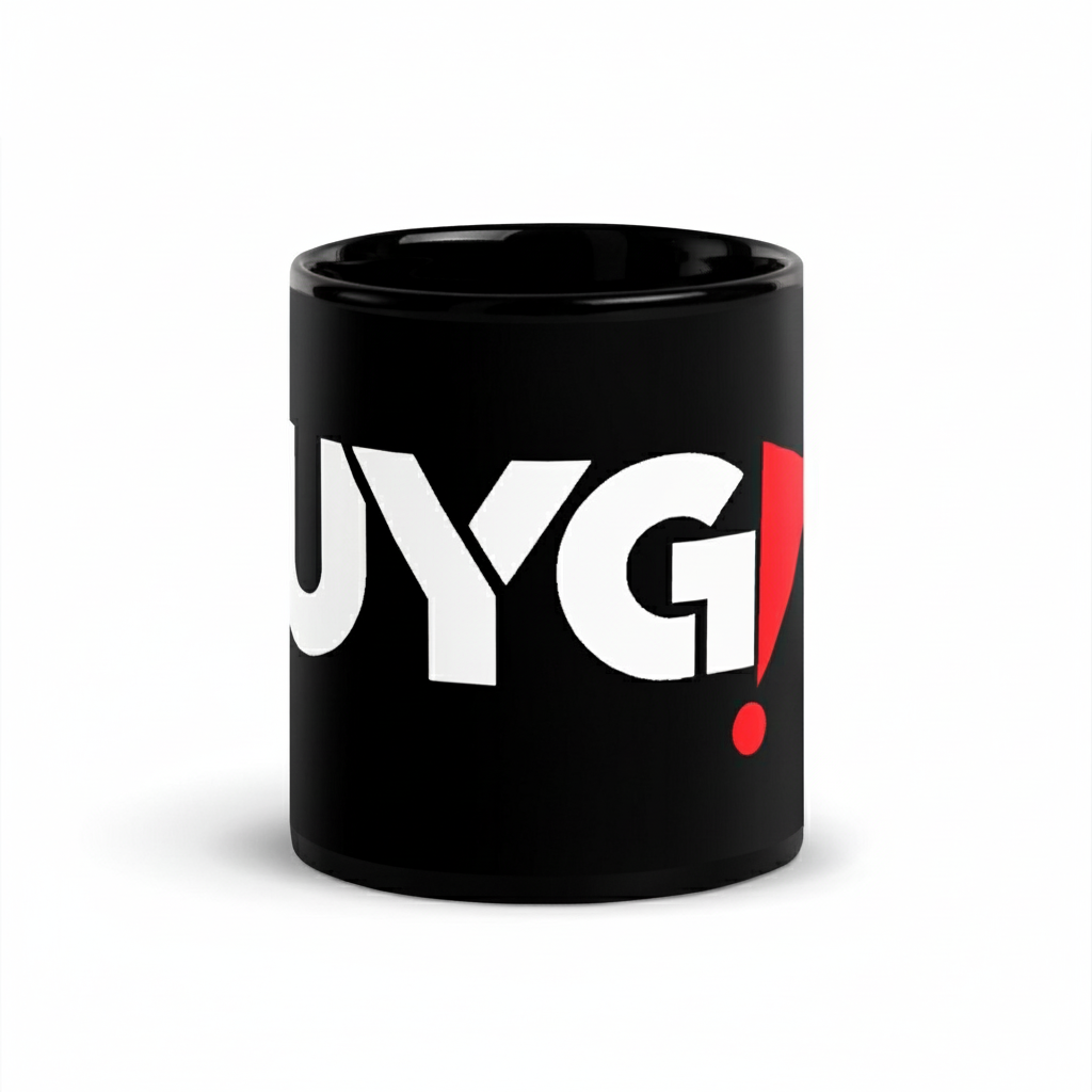 Black Glossy Mug