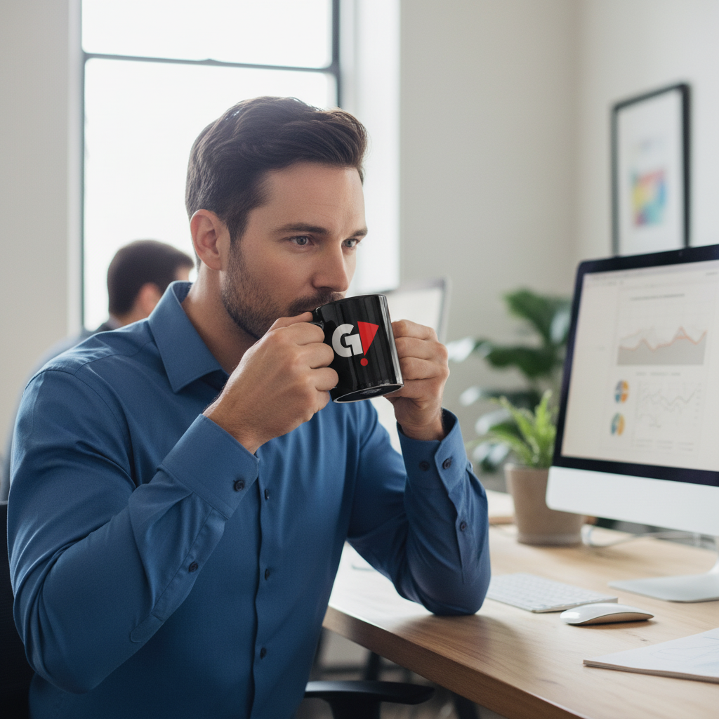 Black Glossy Mug