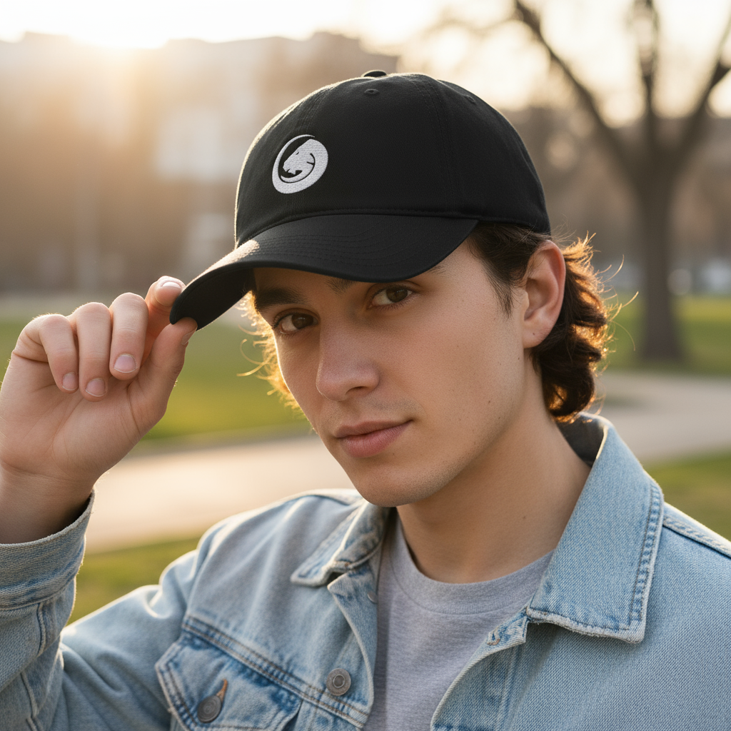 Garment washed baseball cap