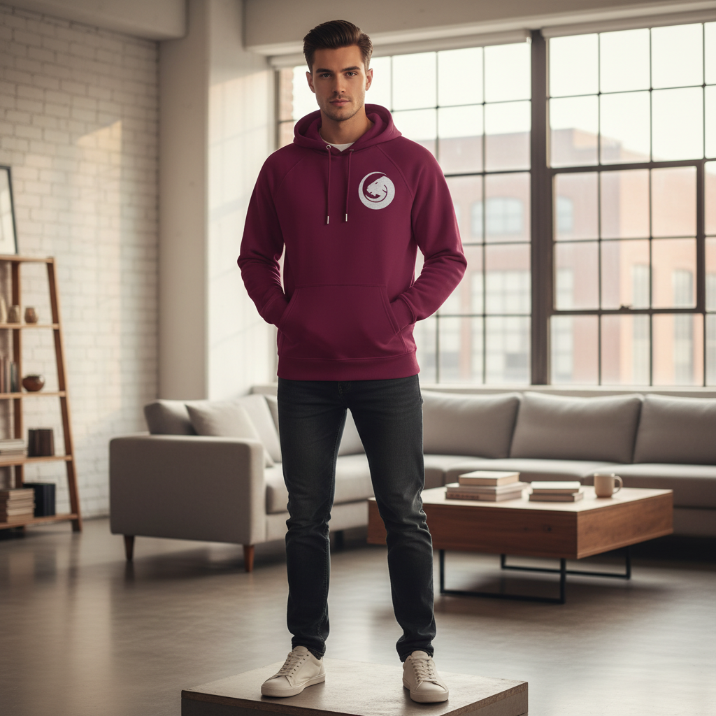 Unisex eco raglan hoodie